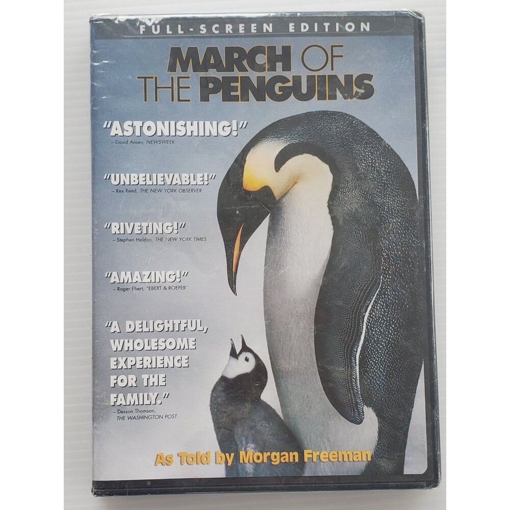 NEW March of the Penguins Full Screen Edition DVD (2005) FACTORY SEALED Snapcase